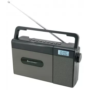 Soundmaster RCD1170SW přenosné CD rádio s FM, Bluetooth, USB a nabíjecí baterií - černé
