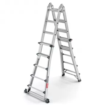 Víceúčelový žebřík Hailo Master M100, 4 x 5 stupňů