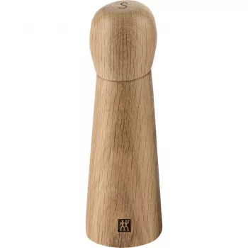 Dřevěná mlýnková slánka Zwilling Spices, 19 cm