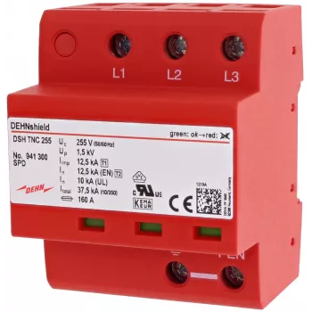 DEHN DSH TNC 255 DEHNshield Combined Surge Arrester for TN-C Systems