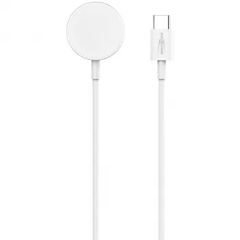 ANSMANN USB-C nabíjecí kabel pro Apple Watch 100 cm bílý