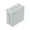 OBO T 60 kabelová spojovací krabice s průchodkami 114x114x57 mm PP světle šedá