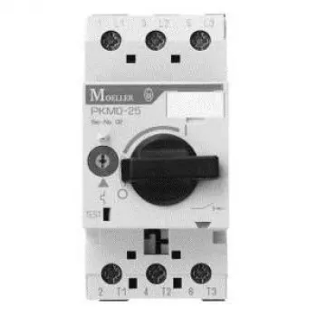 EATON PKZM0-25 motorový jistič, 3pólový, 20-25 A, 12,5 kW při 400V, otočný knoflík