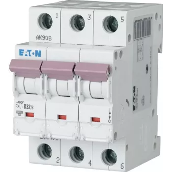 EATON PXL-C32/3 jistič 32A 3pólový charakteristika C 10kA