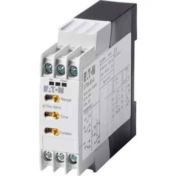 EATON ETR4-69-A multifunkční časové relé, 1 přepínací kontakt, 24-240 V AC/DC, 0,05 s - 100 h, DIN lišta