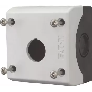 Eaton M22-I1 povrchová prázdná skříňka, 1 pozice, šedá RAL 7035, IP66, 80 x 72 x 56 mm