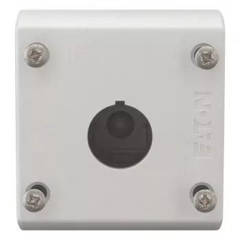 Eaton M22-I1 povrchová prázdná skříňka, 1 pozice, šedá RAL 7035, IP66, 80 x 72 x 56 mm