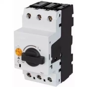 EATON PKZM0-6.3 motorový jistič, 3pólový, 4-6,3 A, 2,2 kW, otočný knoflík