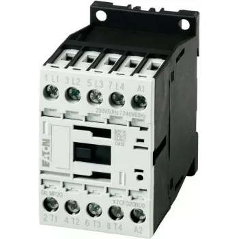 Eaton DILM9-01 výkonový stykač, 3pólový, 9 A, cívka 230/240 V AC, 1 NC pomocný kontakt