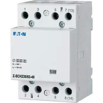 EATON Z-SCH230/63-40 instalační stykač, 4 NO, 63 A, cívka 230 V AC