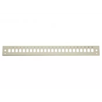 Equip 19 inch patch panel 24x LC Duplex, SC Simplex, ocel, šedý, 1U