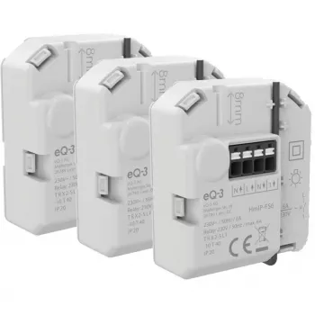 Homematic IP podomítkový spínací aktor 6 A (3 ks)