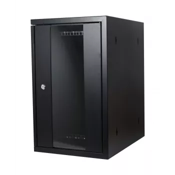 ALLNET 19 inch nástěnná skříň vertikální T370 černá SMH-Serie
