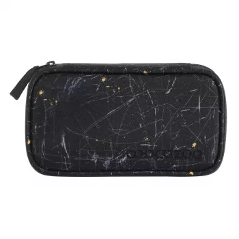 COOCAZOO Urban Metro penál, polyester, šedá/černá/bílá, 22 x 10 x 6 cm, vodoodpudivý, odolný proti roztržení, bez PVC, bez PFC