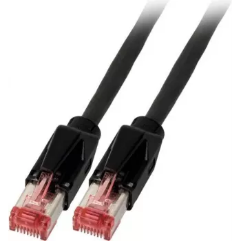 EFB Elektronik K8708SW.7,5 Cat.6A S/FTP LSZH Patch Cable, Daetwyler 7702 TM21, 7.5 m, Black