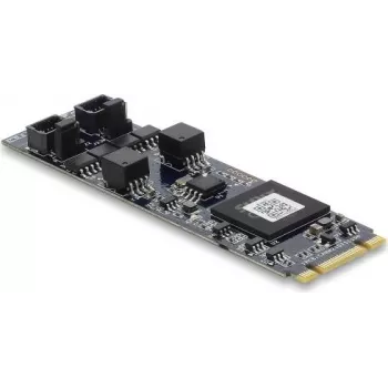 DELOCK CAN 2.0 / CAN FD interface karta PCIe M.2 Key B+M na 2 x D-Sub 9 pin, až 8 Mbps s izolací a přepěťovou ochranou