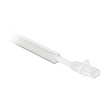 Delock samolepicí kabelový kanál s posuvným víkem 25 x 10 mm, 1 m, 5 ks, bílý