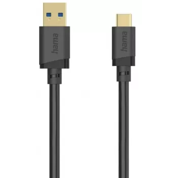 Kabel USB-A na USB-C, 5 Gbit/s, 3 m, černý