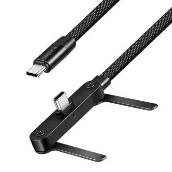 LogiLink USB 2.0 Type-C kabel C/M na C/M 480 Mbps 240W plochý černý 1,5 m