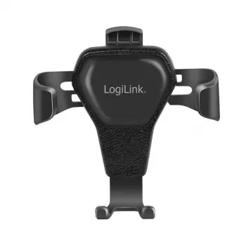 Univerzální držák smartphonu do auta na výdech ventilace LogiLink AA0164, otočný o 360°, ovládání jednou rukou, černý