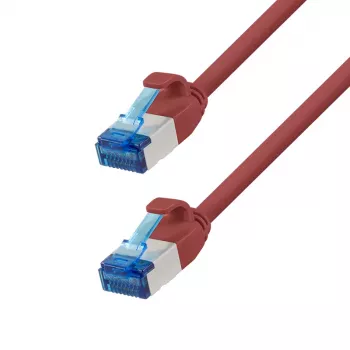 Slim patch kabel LogiLink Cat.6A S/FTP LSZH, červený, 15 m, SlimLine