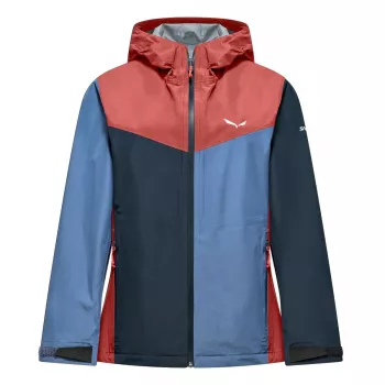 Hardshellová bunda Salewa Puez Aqua 4 PTX 2.5L dámská Etruscan Red/Multi velikost S