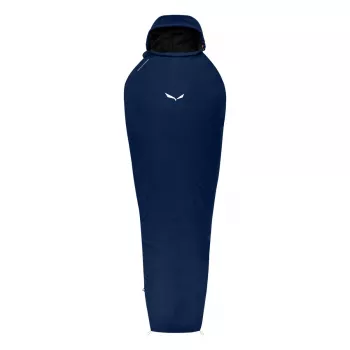 Syntetický spací pytel Salewa Micro II 800 185 cm levý zip Blue Depth