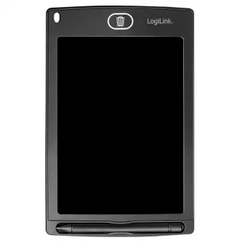 LogiLink LCD psací tablet 8,5 inch černý s magnety