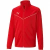 Dětská tréninková polyesterová bunda PUMA teamRISE, červená 657393 01, 164 cm
