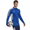 Pánská tréninková mikina na zip adidas Condivo 22 1/2, modro-bílá, HA6271