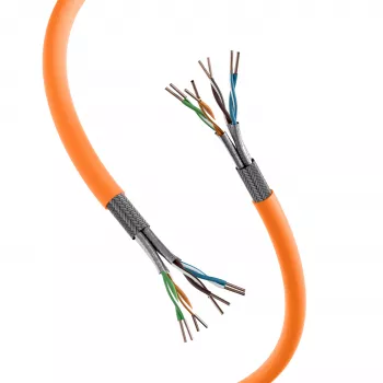 EFB Elektronik INFRALAN Cat.7 S/FTP Bulk Installation Cable 1m LSZH Orange