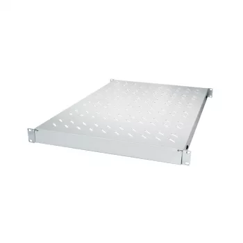 LogiLink 19 inch nastavitelná racková police pro racky s hloubkou 800 mm, světle šedá