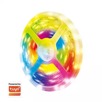 LogiLink WiFi Smart RGB vícebarevný světelný pásek, 5m, kompatibilní s Tuya