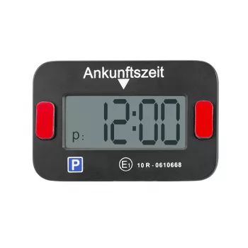 Elektronická parkovací kotouč LogiLink, certifikace KBA, černá