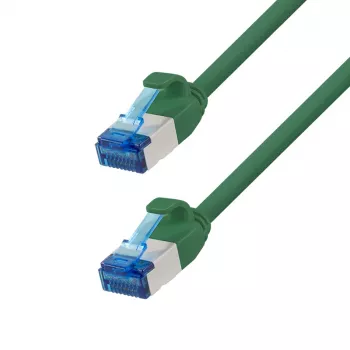 LogiLink SlimLine Cat.6A S/FTP LSZH patch kabel, 3m, zelený