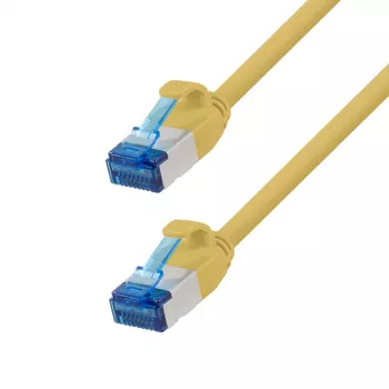 LogiLink SlimLine Cat.6A S/FTP LSZH patch kabel, žlutý, 3 m