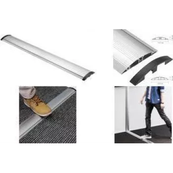 Podlahový kabelový most LogiLink KAB0120 hliník a ABS 1104 x 139 x 22 mm zkracovatelný stříbrný