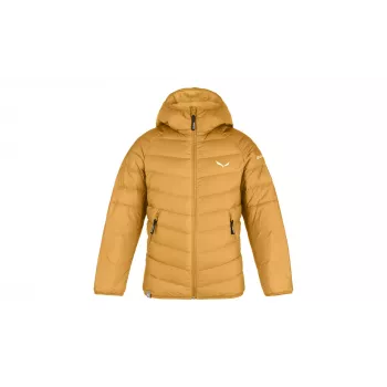 Dětská péřová bunda Salewa Brenta RDS Spruce Yellow 116-128 cm