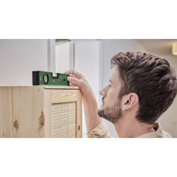 BOSCH DIY vodováha 25 cm zelená s V-drážkou a frézovanou základnou