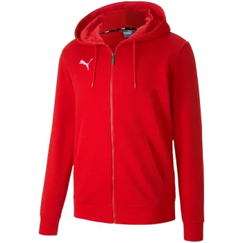 Mikina s kapucí PUMA teamGOAL 23 Casuals, červená, 656708 01