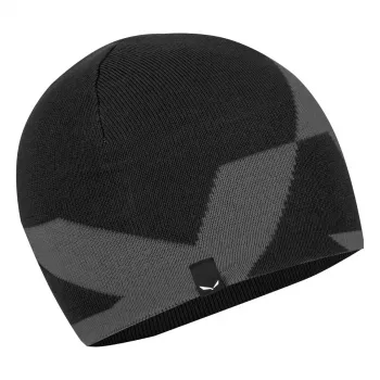 Vlněná čepice Salewa Pure Reversible Wool, Black Out, unisex