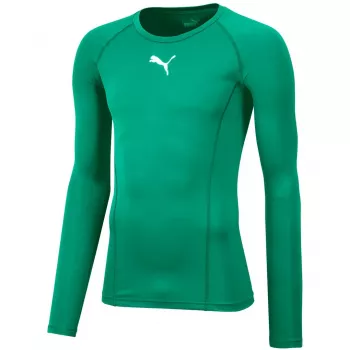 Pánské tričko Puma Liga Baselayer Tee LS Pepper Green XL