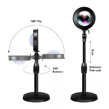 LOGILINK LED Sunset lampa, 5W, s dálkovým ovládáním