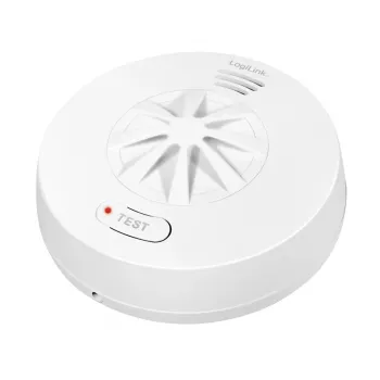 LogiLink SC0232 tepelný hlásič bílý 85 dB alarm třída A1 54-65°C na baterie