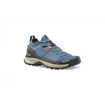 Pánská nízká turistická bota Salewa Puez 2 Knit PTX, Java Blue/černá, EU 40.5