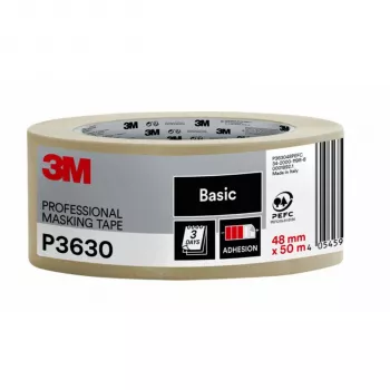 3M Scotch PRO Painter's Masking Tape 48mm x 50m Beige P3630