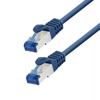 Patch kabel LogiLink EconLine Cat.6A S/FTP LSZH, CCA, modrý, 7,5 m