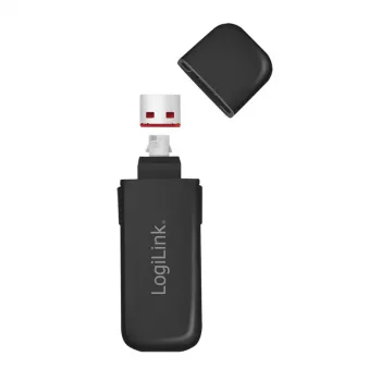 Blokátor portů USB-A LogiLink AU0054 s 1 klíčem a 4 zámky cestovní verze černý