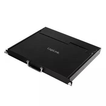 LogiLink 8portová KVM konzole s 17 inch LCD, VGA, Ultra Short Depth, 1U do racku
