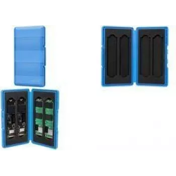 LogiLink UA0417 M.2 SSD ochranný box pro 4 NGFF/NVMe SSD, modrý
